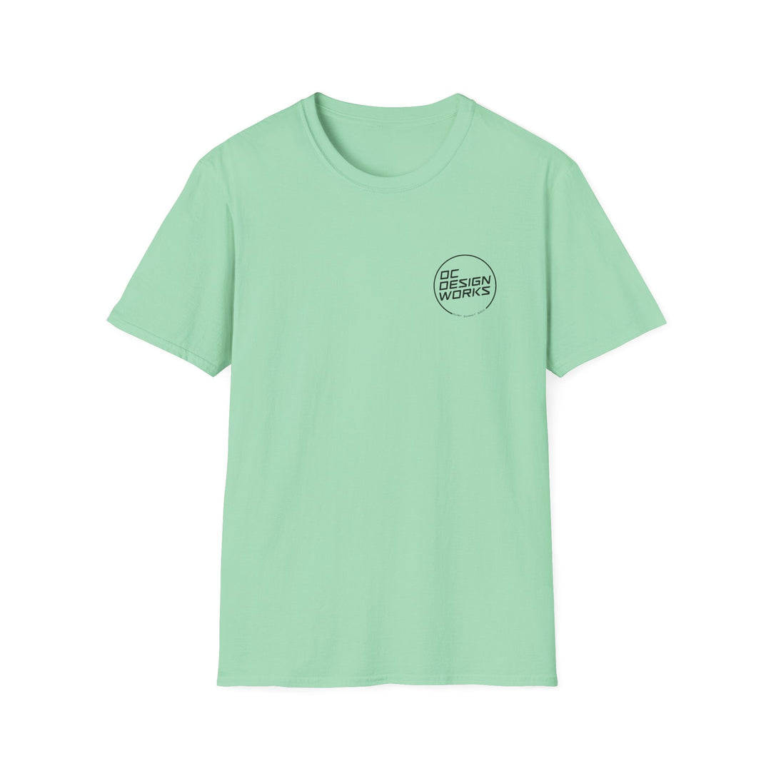 Heritage T-Shirt — Black Line Logo - T-Shirt - Mint Green - OC Designworks