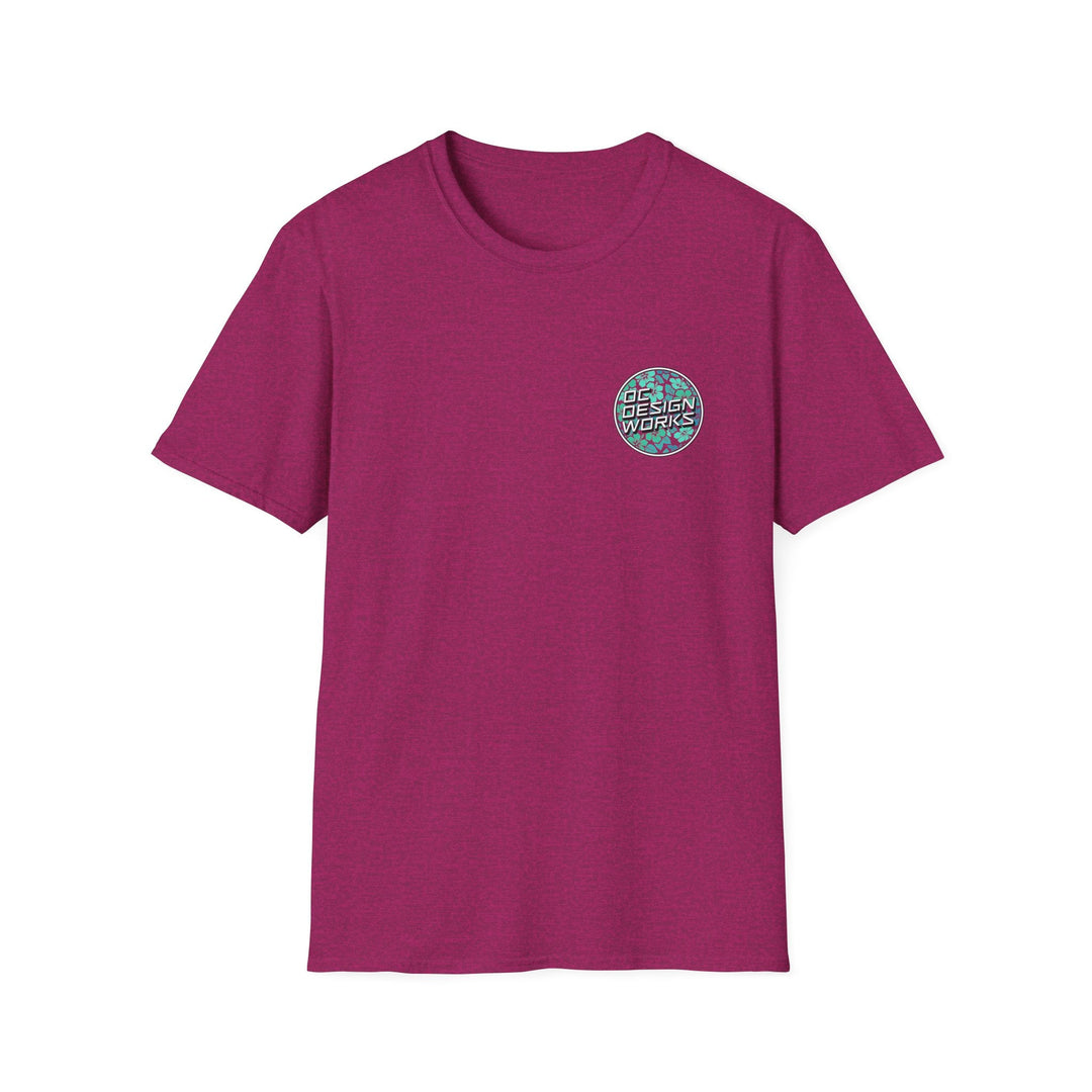 Heritage T-Shirt — Mint Hibiscus Logo - T-Shirt - Antique Heliconia - OC Designworks