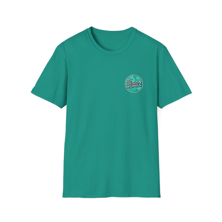 Heritage T-Shirt — Mint Hibiscus Logo - T-Shirt - Jade Dome - OC Designworks