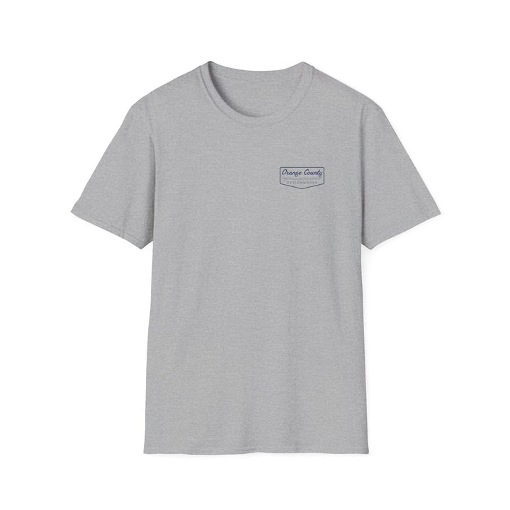 Heritage T-Shirt — Navy Vintage Surf Logo - T-Shirt - Sport Grey - OC Designworks
