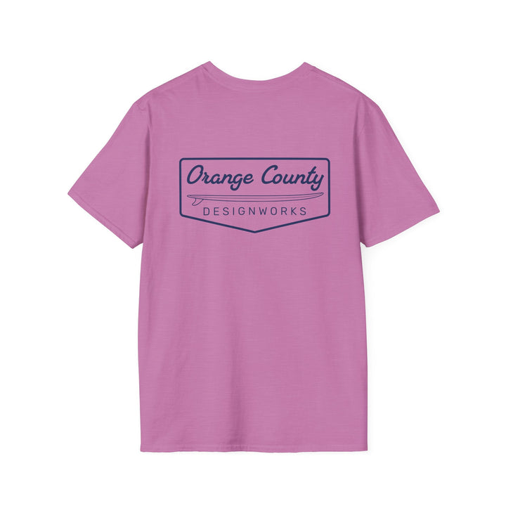 Heritage T-Shirt — Navy Vintage Surf Logo - T-Shirt - Heather Radiant Orchid - OC Designworks