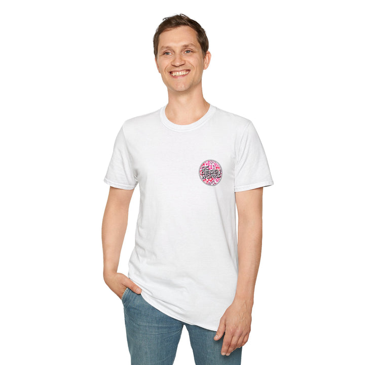 Heritage T-Shirt — Rose Hibiscus Logo - T-Shirt - White - OC Designworks