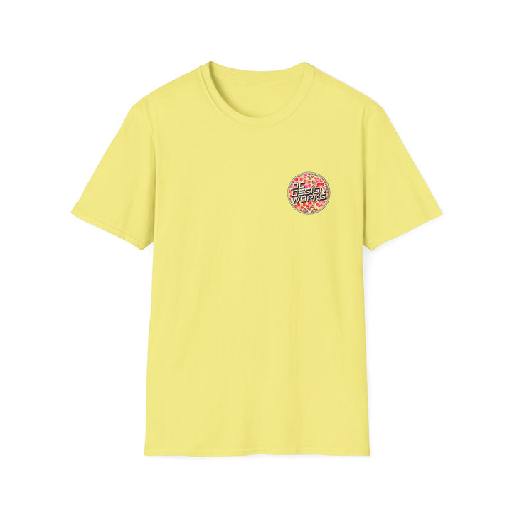 Heritage T-Shirt — Rose Hibiscus Logo - T-Shirt - Cornsilk - OC Designworks