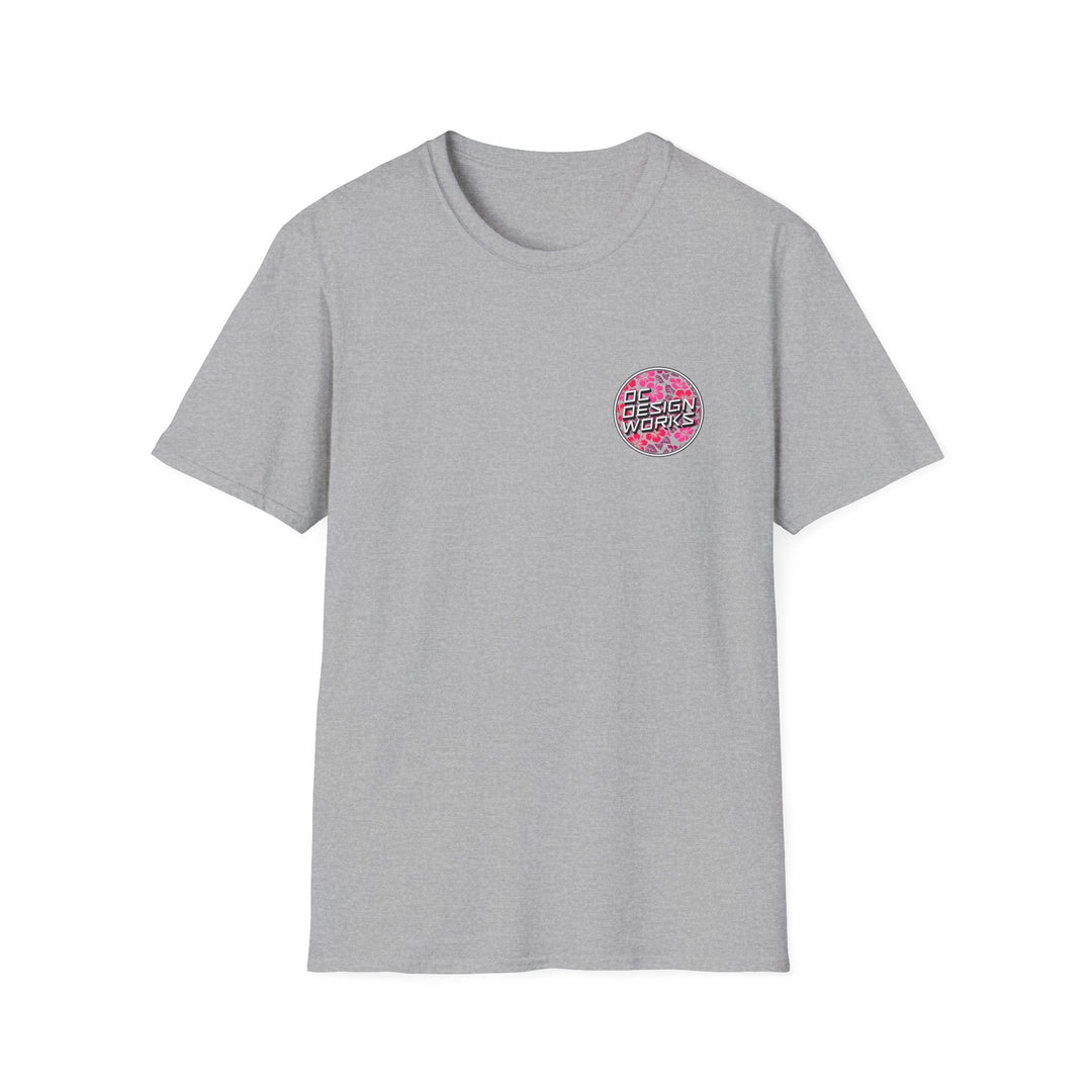 Heritage T-Shirt — Rose Hibiscus Logo - T-Shirt - Sport Grey - OC Designworks