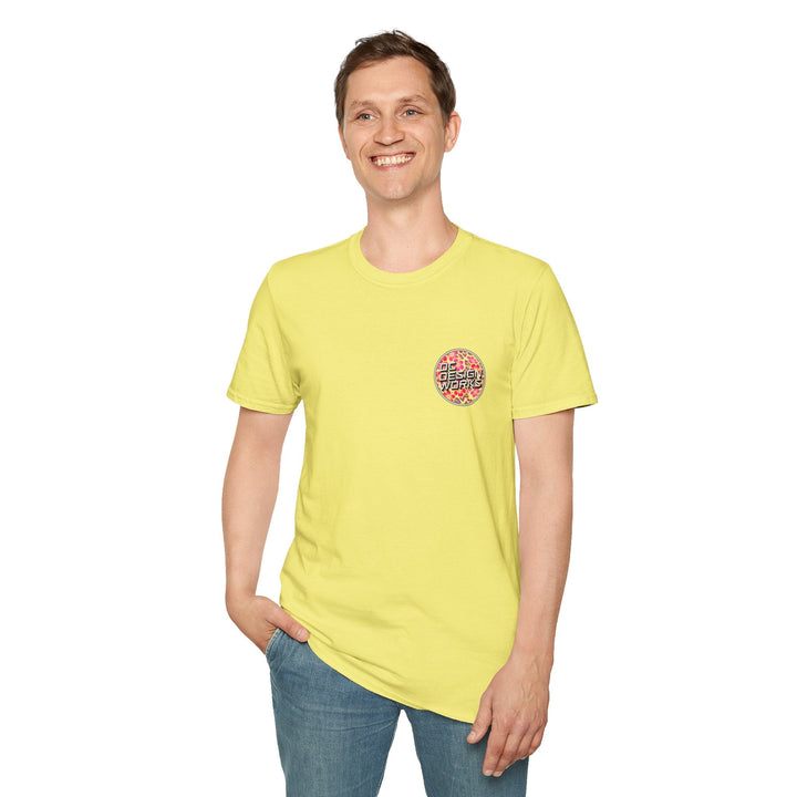 Heritage T-Shirt — Rose Hibiscus Logo - T-Shirt - Cornsilk - OC Designworks