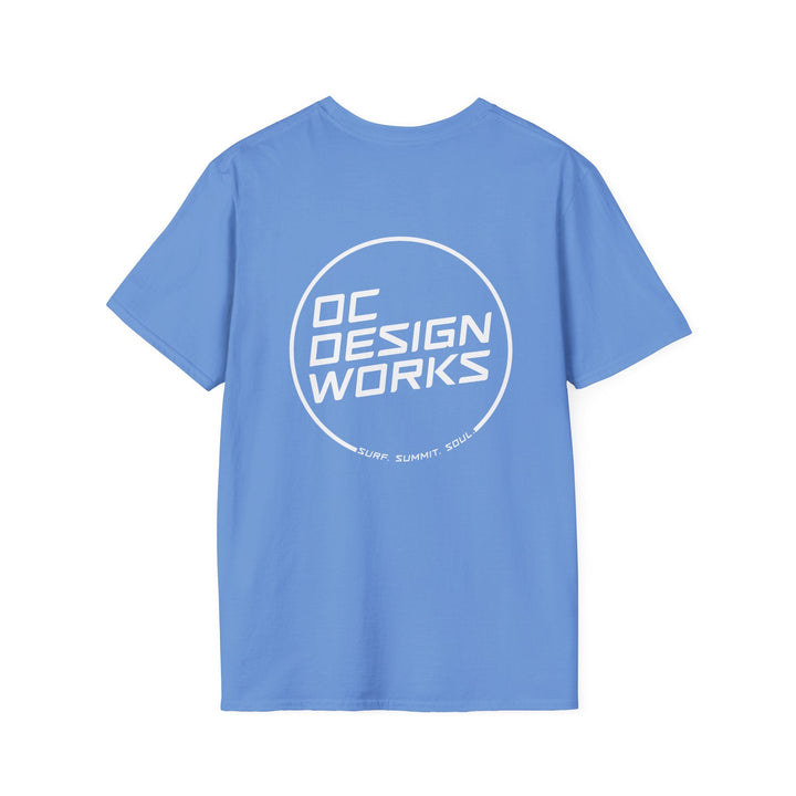 Heritage T-Shirt — White Line Logo - T-Shirt - Carolina Blue - OC Designworks