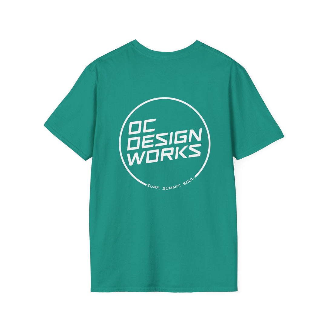 Heritage T-Shirt — White Line Logo - T-Shirt - Jade Dome - OC Designworks