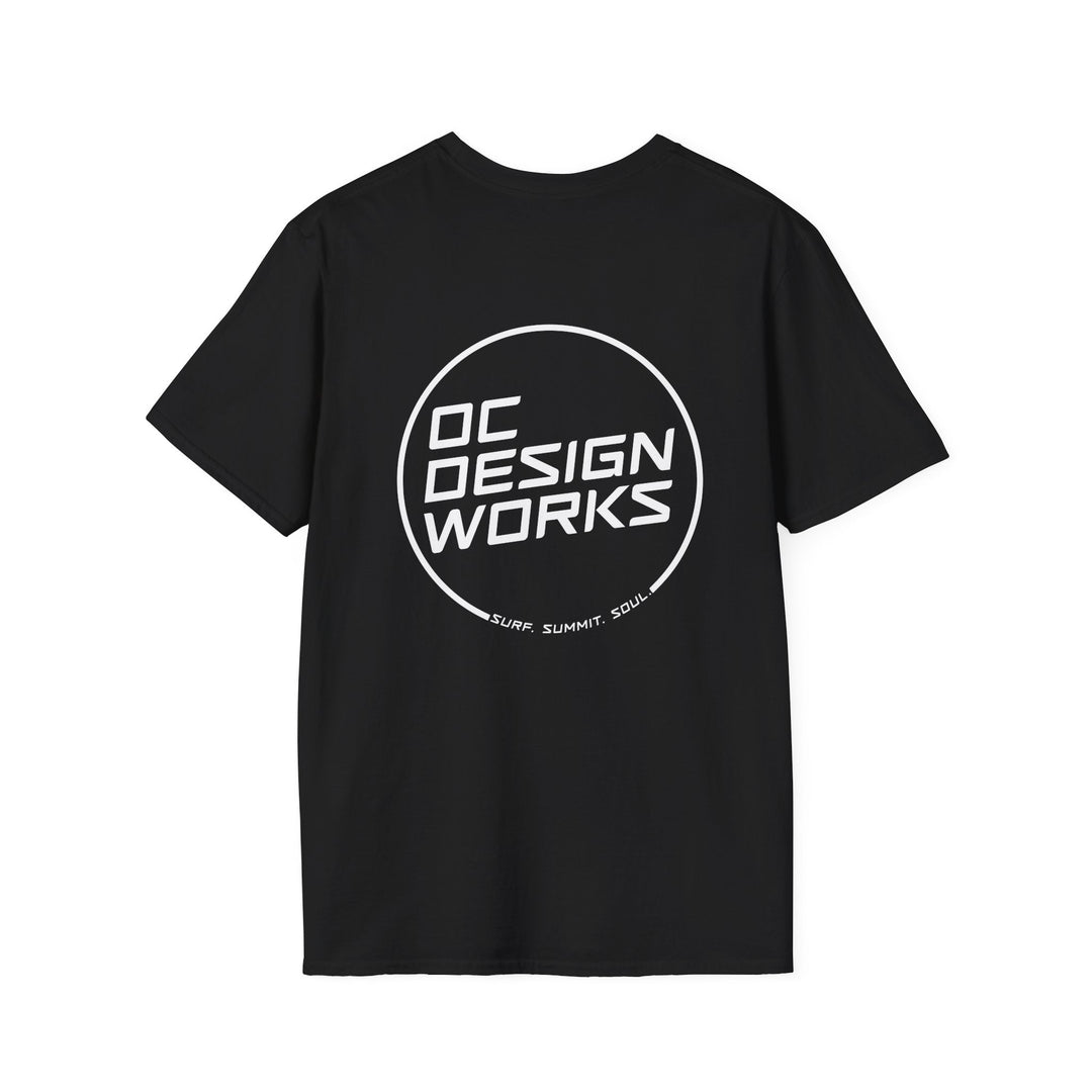 Heritage T-Shirt — White Line Logo - T-Shirt - Black - OC Designworks
