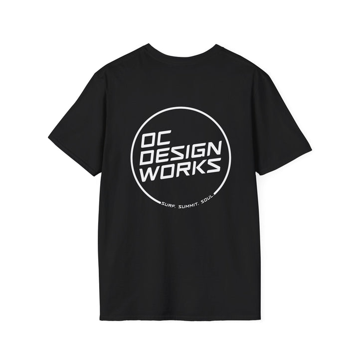 Heritage T-Shirt — White Line Logo - T-Shirt - Black - OC Designworks