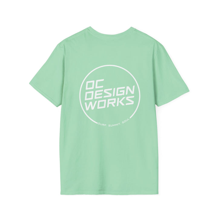 Heritage T-Shirt — White Line Logo - T-Shirt - Mint Green - OC Designworks