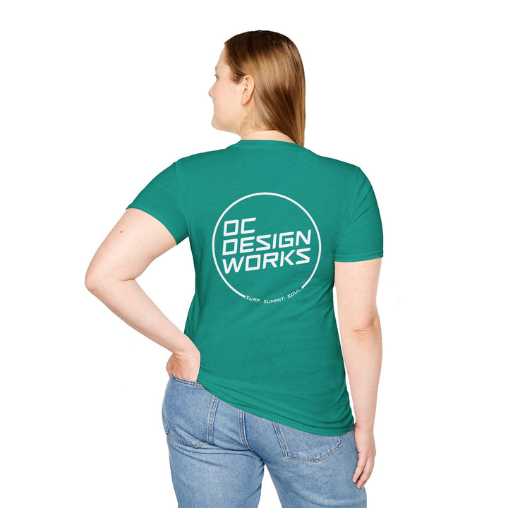Heritage T-Shirt — White Line Logo - T-Shirt - Jade Dome - OC Designworks
