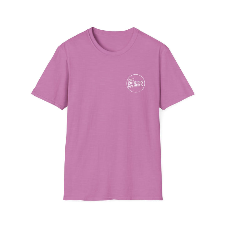 Heritage T-Shirt — White Line Logo - T-Shirt - Heather Radiant Orchid - OC Designworks