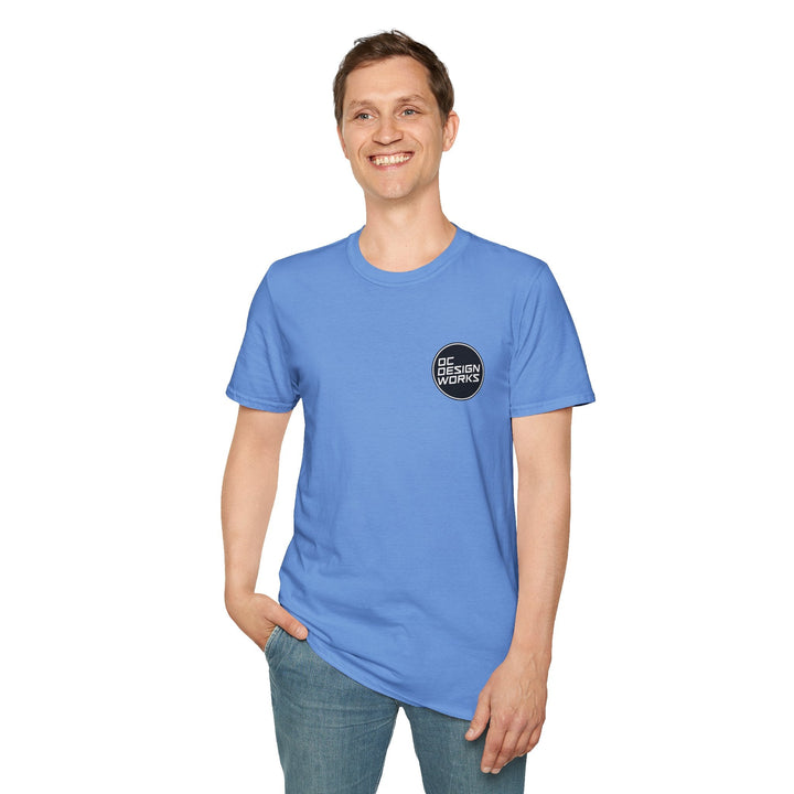 Heritage T-Shirt — White Logo - T-Shirt - Carolina Blue - OC Designworks