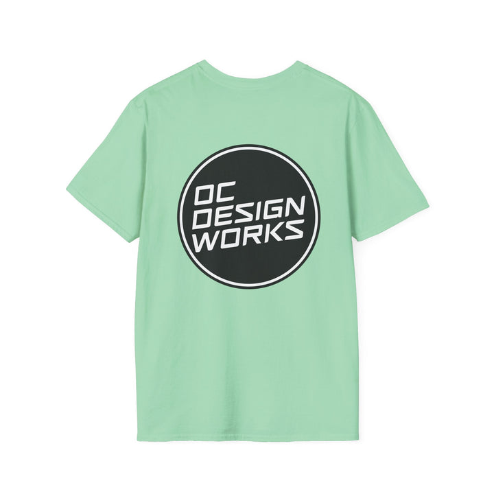 Heritage T-Shirt — White Logo - T-Shirt - Mint Green - OC Designworks