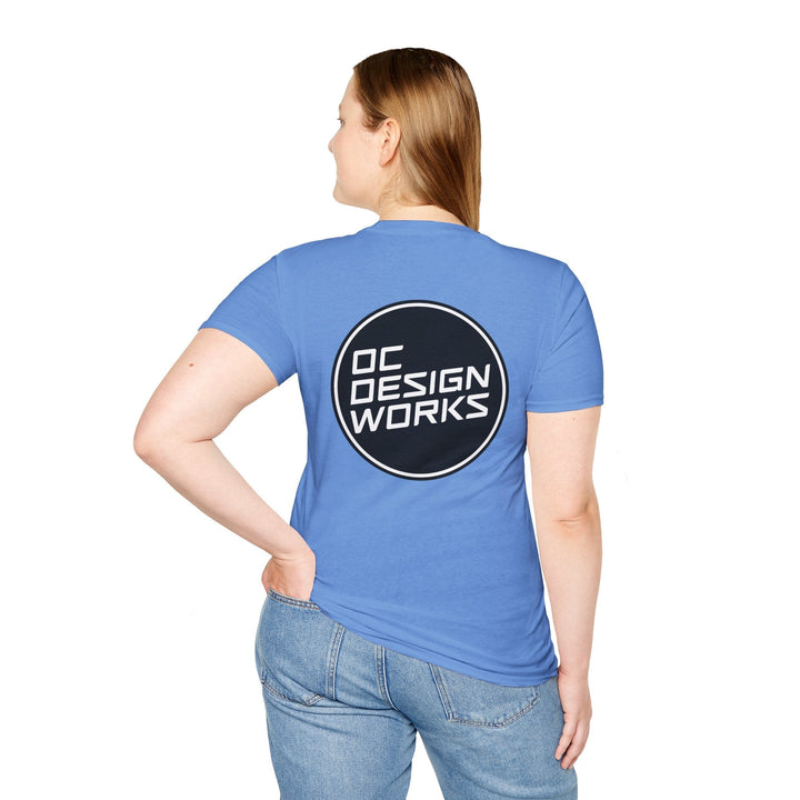 Heritage T-Shirt — White Logo - T-Shirt - Carolina Blue - OC Designworks