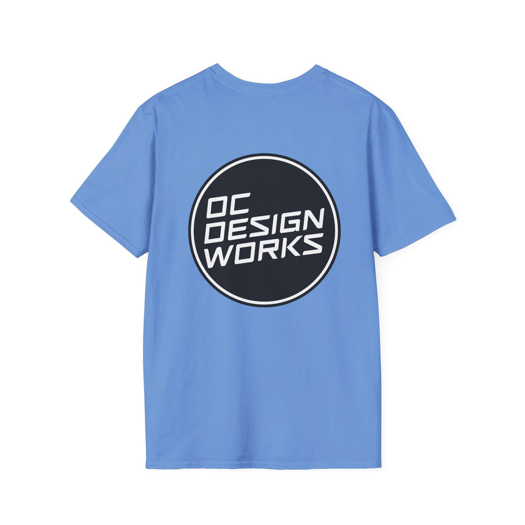 Heritage T-Shirt — White Logo - T-Shirt - Carolina Blue - OC Designworks