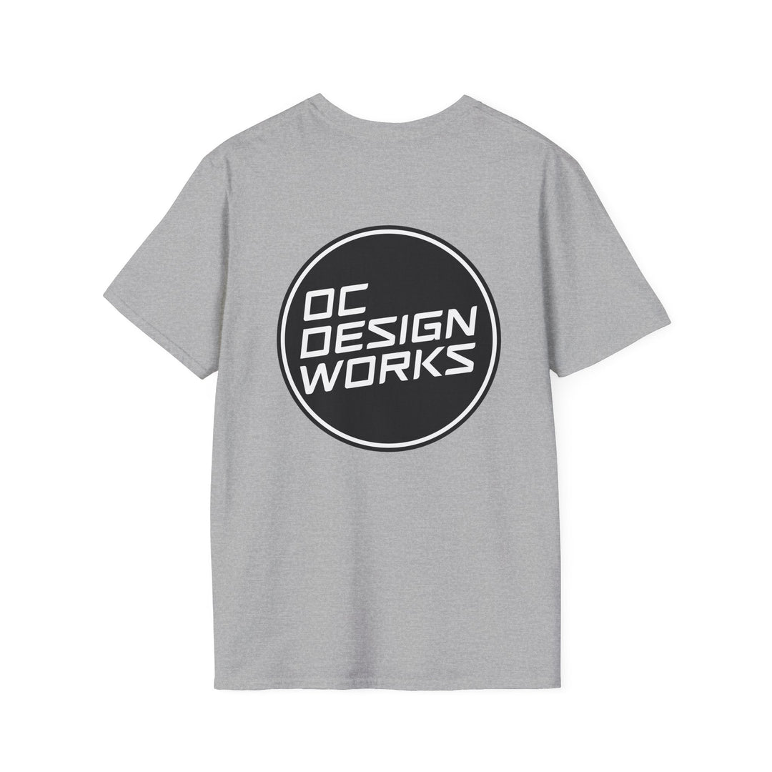 Heritage T-Shirt — White Logo - T-Shirt - Sport Grey - OC Designworks