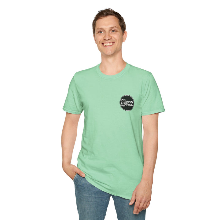 Heritage T-Shirt — White Logo - T-Shirt - Mint Green - OC Designworks