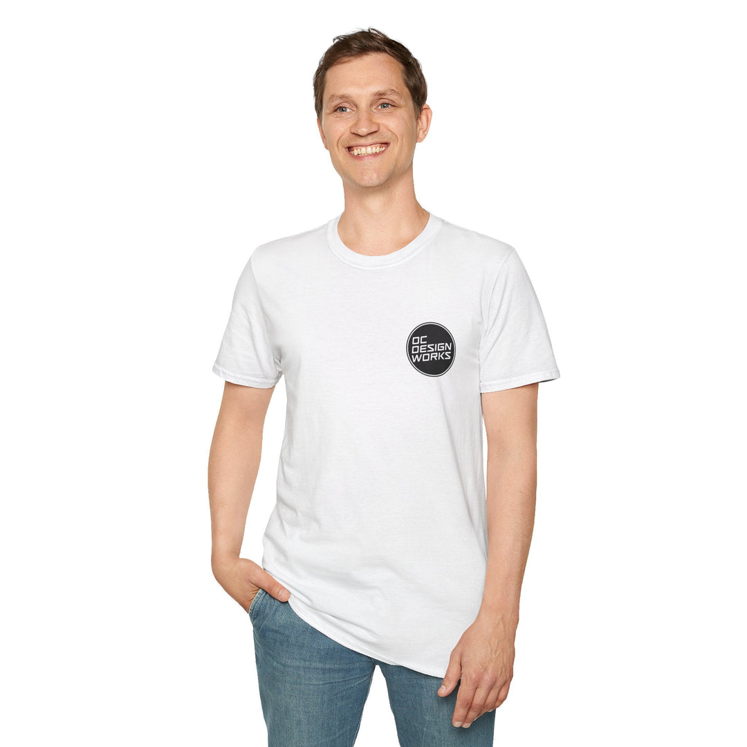 Heritage T-Shirt — White Logo - T-Shirt - White - OC Designworks