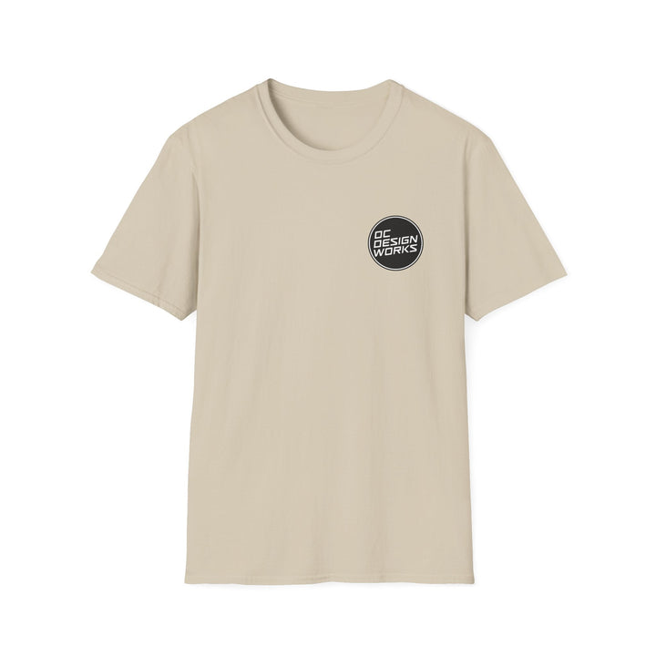 Heritage T-Shirt — White Logo - T-Shirt - Sand - OC Designworks