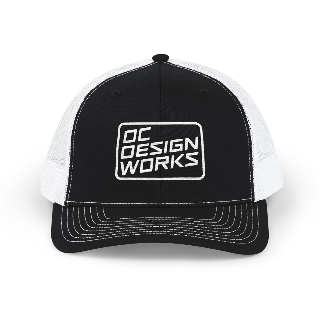 Heritage Trucker Cap – White Line Logo - Hats - One size - OC Designworks