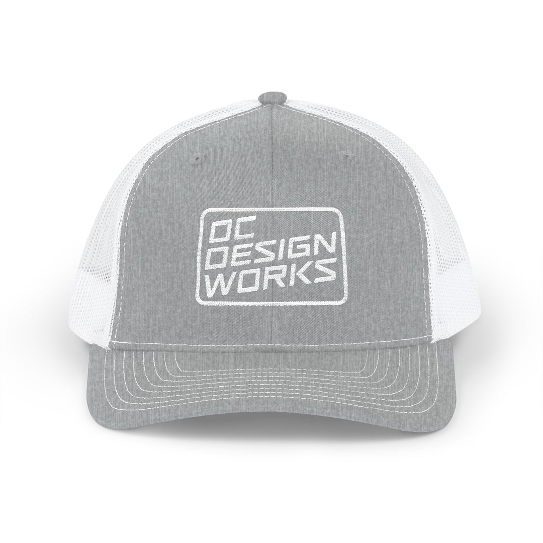 Heritage Trucker Cap – White Line Logo - Hats - One size - OC Designworks