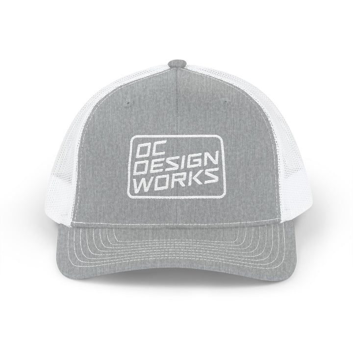 Heritage Trucker Cap – White Line Logo - Hats - One size - OC Designworks