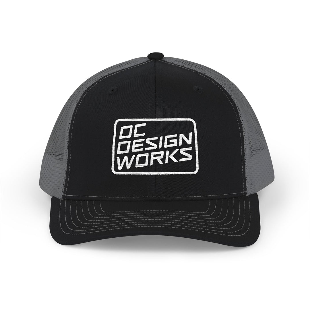 Heritage Trucker Cap – White Line Logo - Hats - One size - OC Designworks