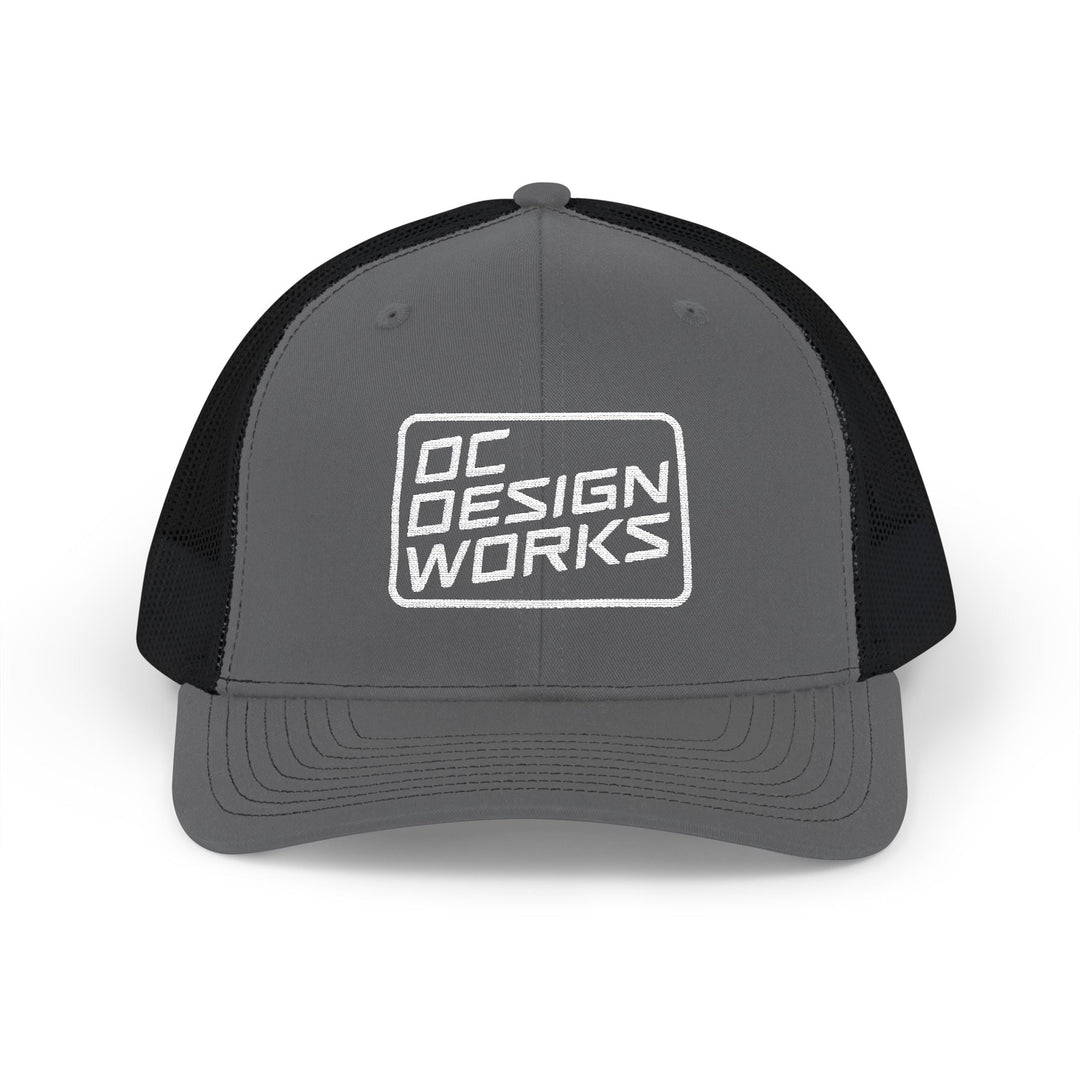 Heritage Trucker Cap – White Line Logo - Hats - One size - OC Designworks
