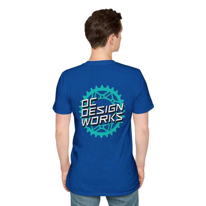 Heritage T‑Shirt — Teal Gear Logo - T-Shirt - Royal - OC Designworks