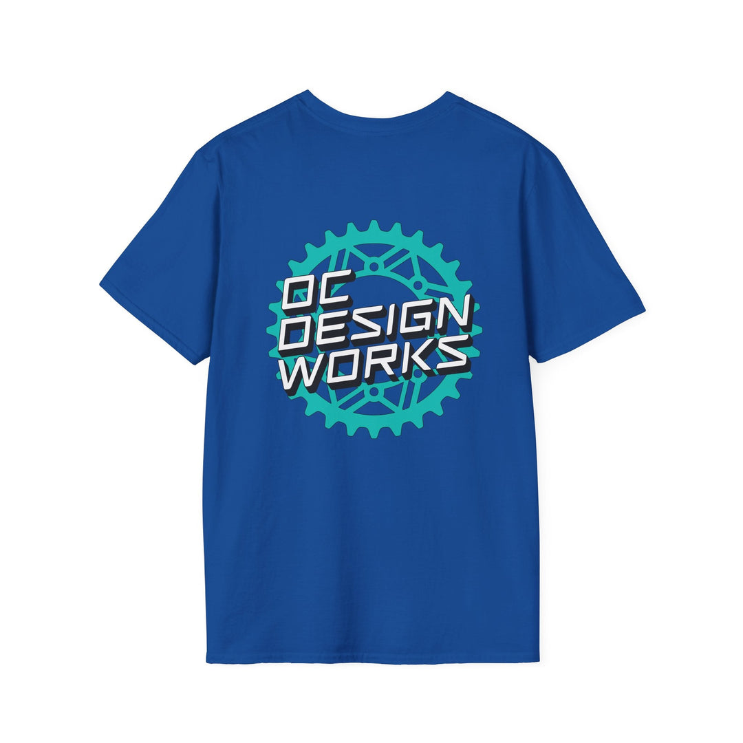 Heritage T‑Shirt — Teal Gear Logo - T-Shirt - Royal - OC Designworks