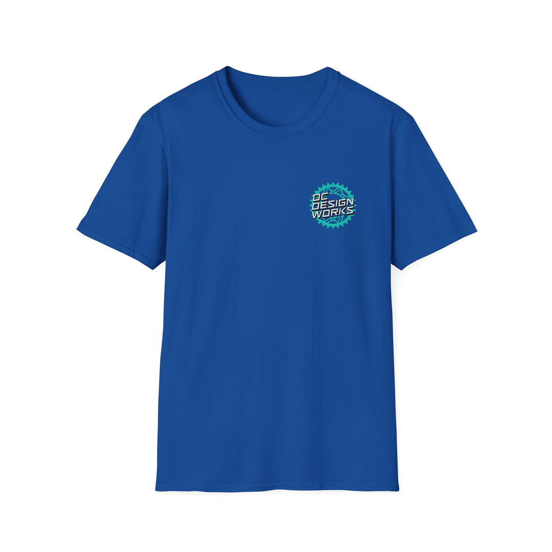 Heritage T‑Shirt — Teal Gear Logo - T-Shirt - Royal - OC Designworks
