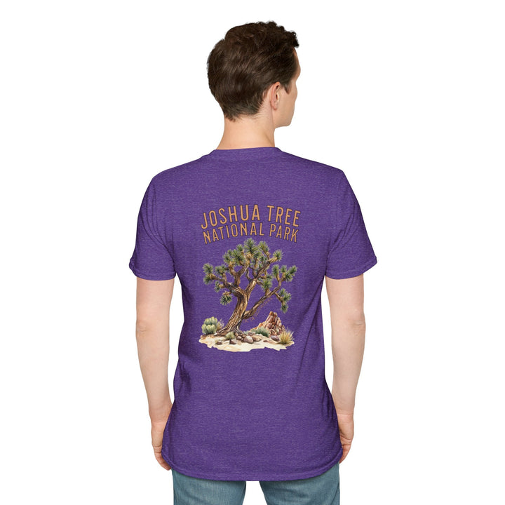 Joshua Tree National Park T-Shirt - T-Shirt - Heather Purple - OC Designworks