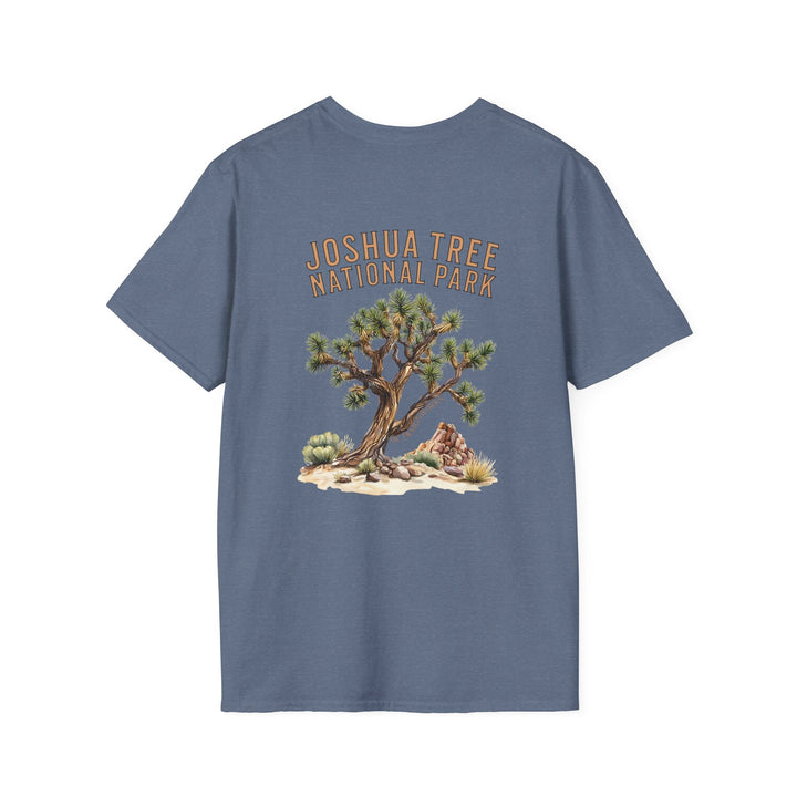 Joshua Tree National Park T-Shirt - T-Shirt - Heather Indigo - OC Designworks