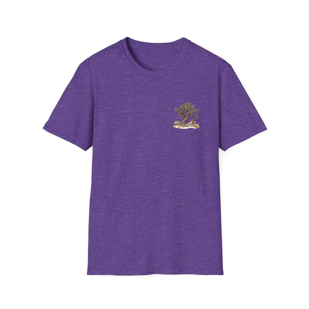 Joshua Tree National Park T-Shirt - T-Shirt - Heather Purple - OC Designworks