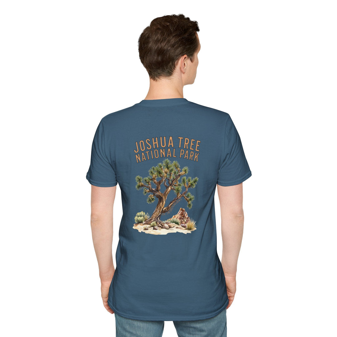 Joshua Tree National Park T-Shirt - T-Shirt - Indigo Blue - OC Designworks