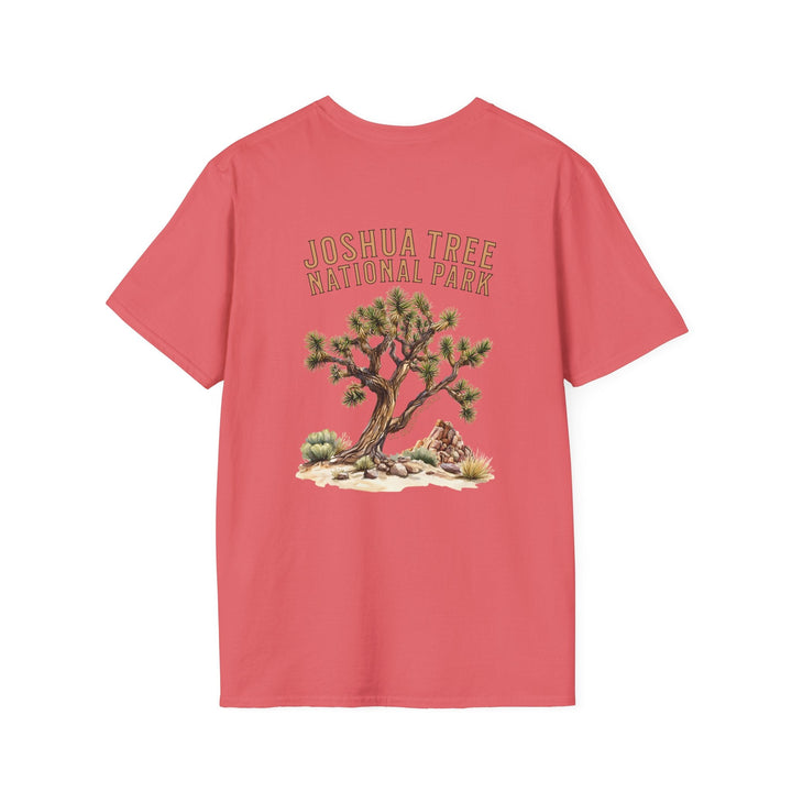 Joshua Tree National Park T-Shirt - T-Shirt - Coral Silk - OC Designworks
