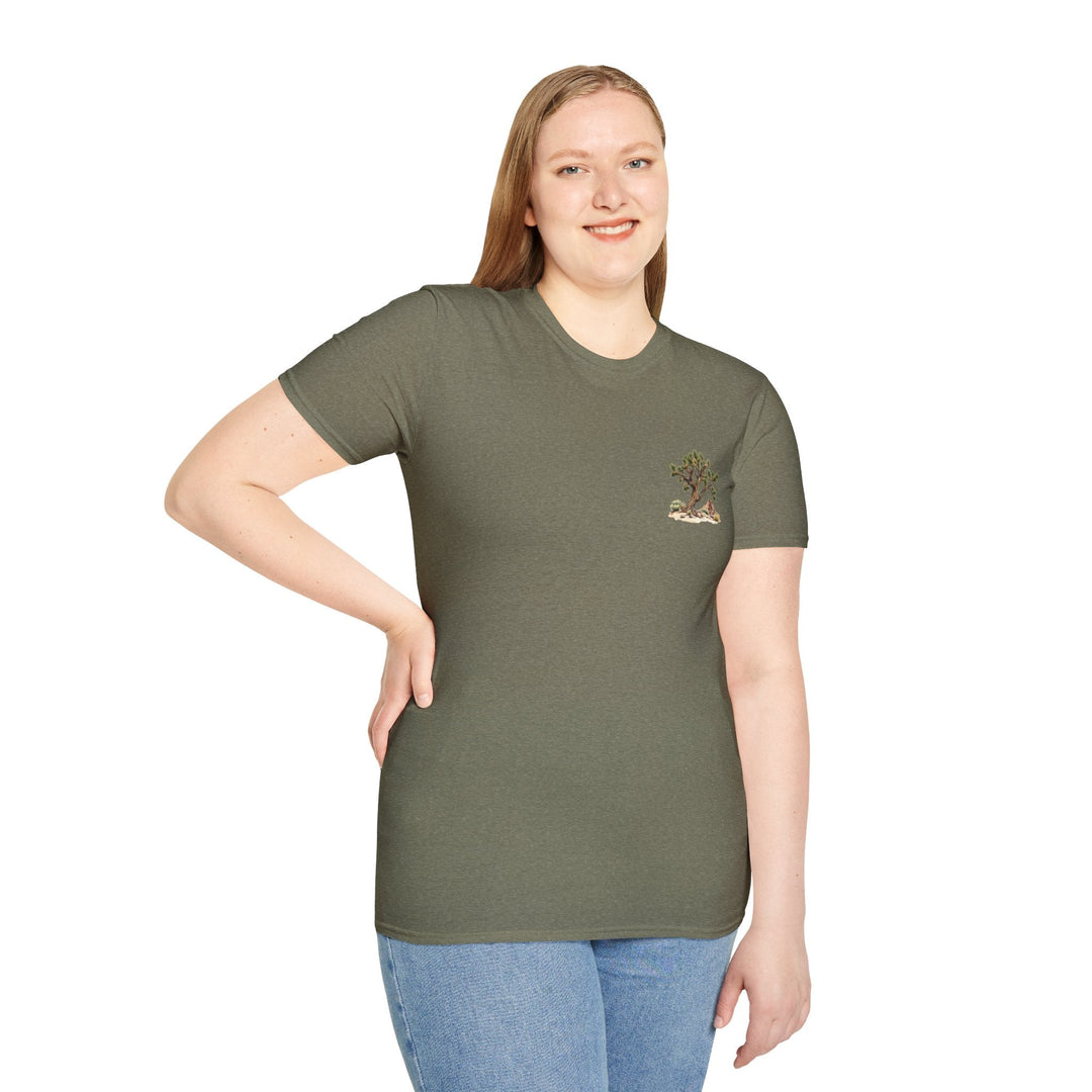 Joshua Tree National Park T-Shirt - T-Shirt - Heather Military Green - OC Designworks