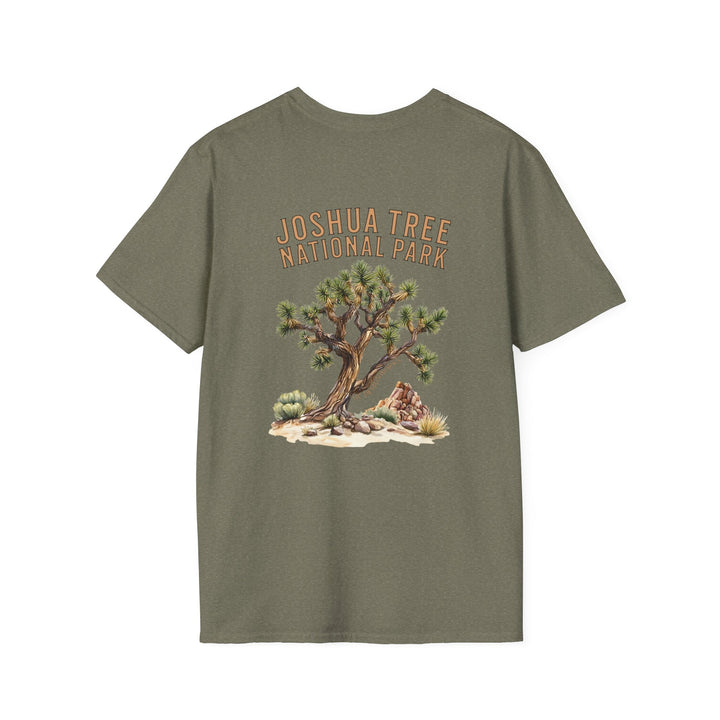 Joshua Tree National Park T-Shirt - T-Shirt - Heather Military Green - OC Designworks