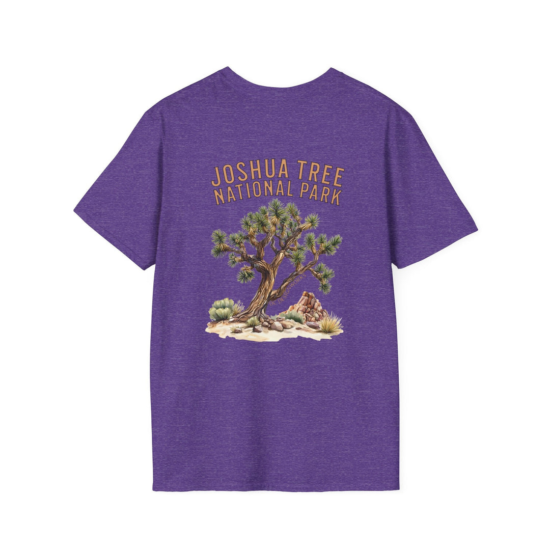 Joshua Tree National Park T-Shirt - T-Shirt - Heather Purple - OC Designworks