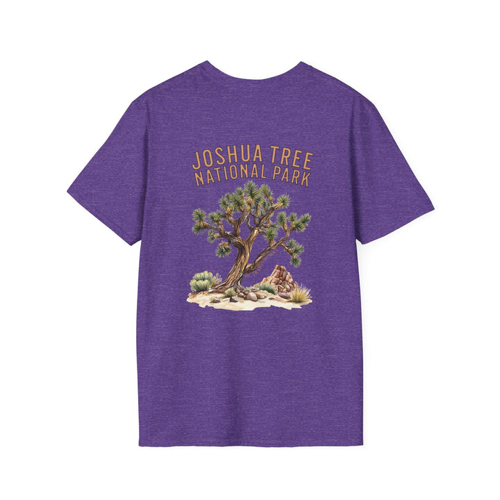 Joshua Tree National Park T-Shirt - T-Shirt - Heather Purple - OC Designworks