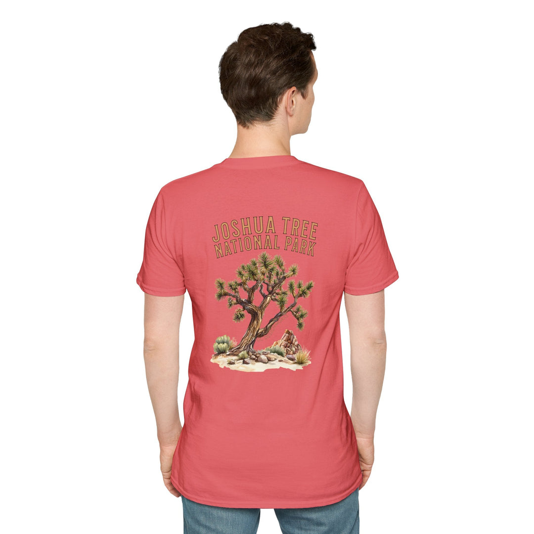 Joshua Tree National Park T-Shirt - T-Shirt - Coral Silk - OC Designworks