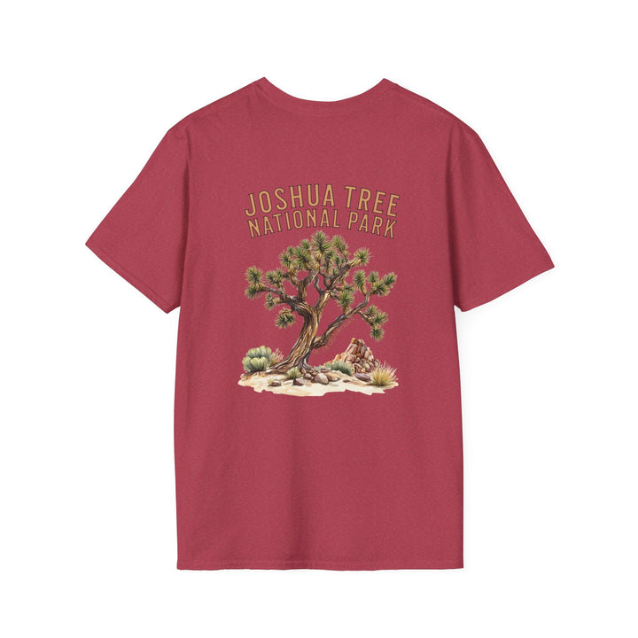 Joshua Tree National Park T-Shirt - T-Shirt - Heather Cardinal - OC Designworks
