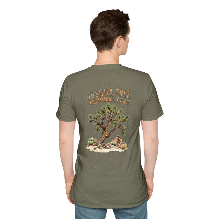 Joshua Tree National Park T-Shirt - T-Shirt - Heather Military Green - OC Designworks