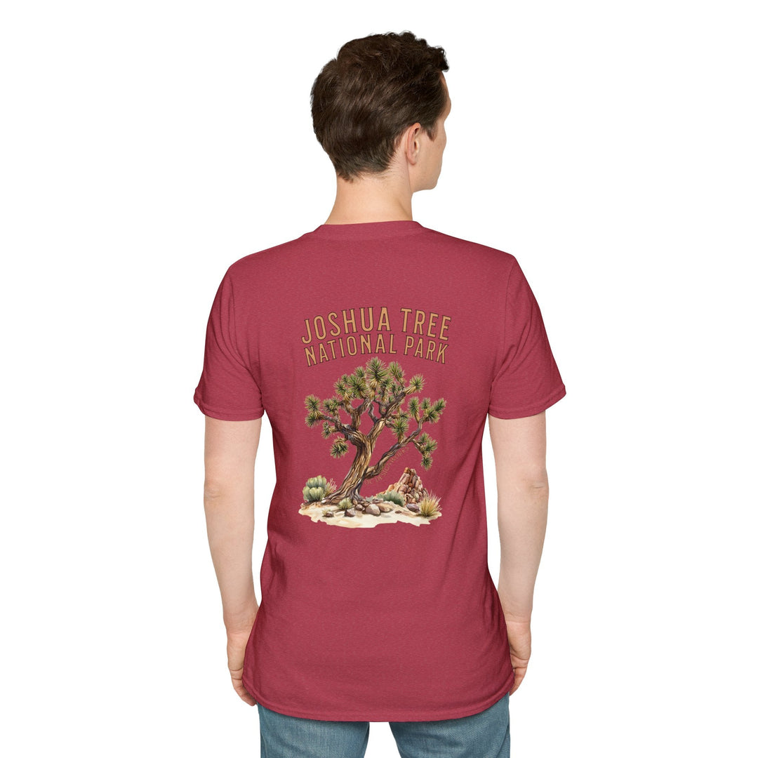 Joshua Tree National Park T-Shirt - T-Shirt - Heather Cardinal - OC Designworks
