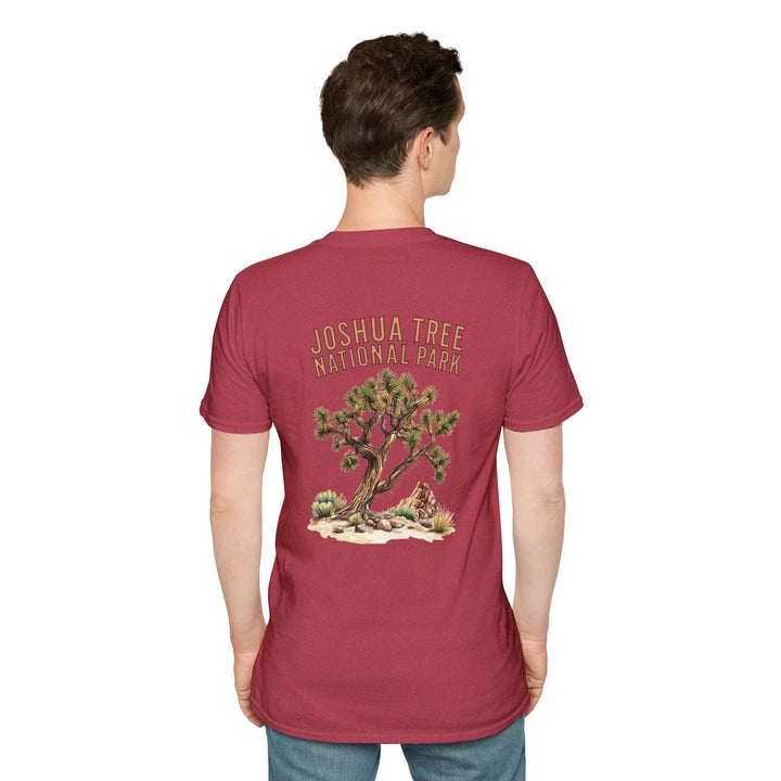 Joshua Tree National Park T-Shirt - T-Shirt - Heather Cardinal - OC Designworks