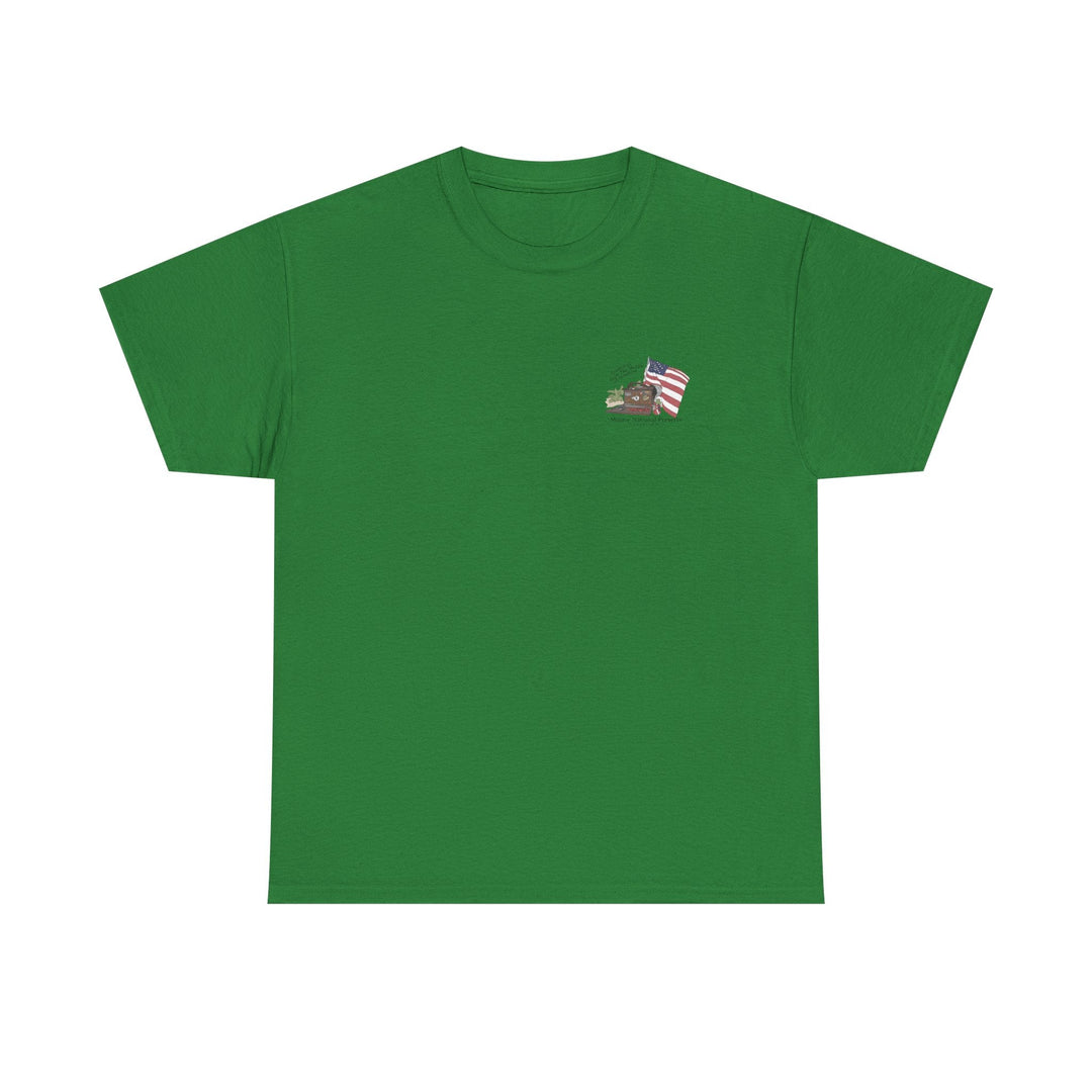 Mojave Mailbox T‑Shirt — Greetings from the Middle of Nowhere! - T-Shirt - Turf Green - OC Designworks