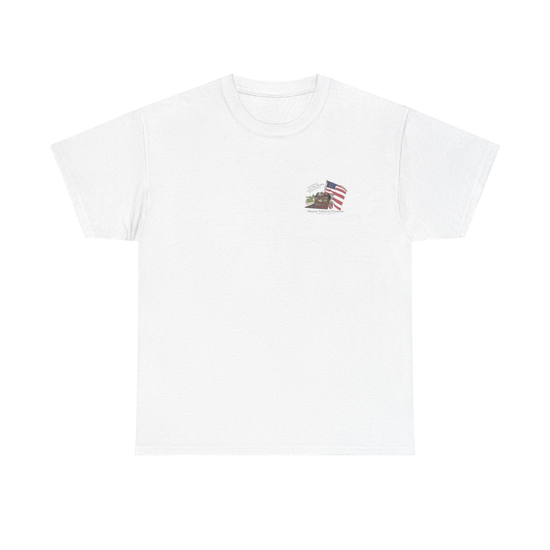 Mojave Mailbox T‑Shirt — Greetings from the Middle of Nowhere! - T-Shirt - White - OC Designworks