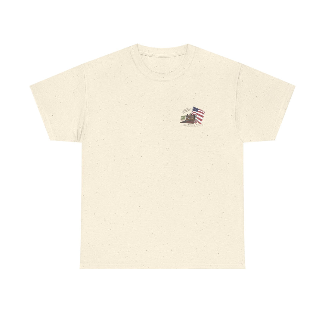 Mojave Mailbox T‑Shirt — Greetings from the Middle of Nowhere! - T-Shirt - Natural - OC Designworks