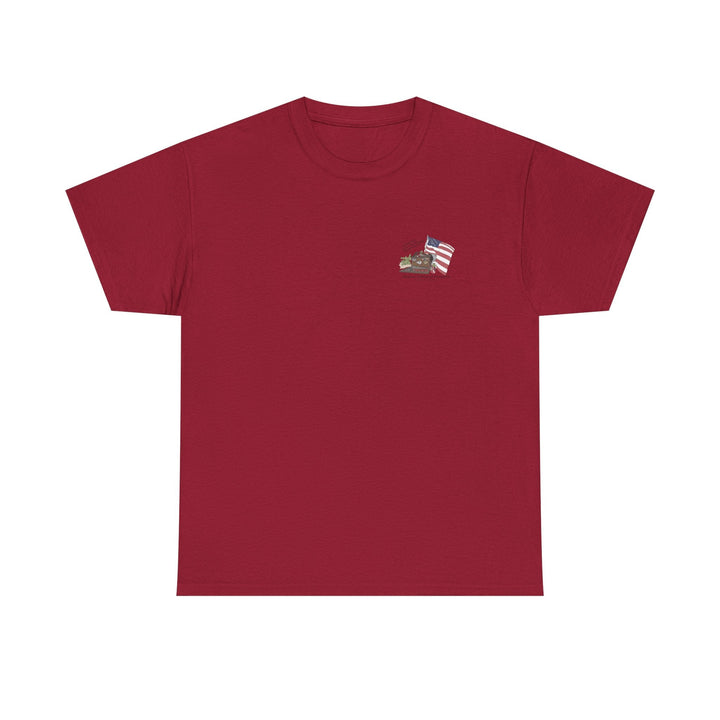 Mojave Mailbox T‑Shirt — Greetings from the Middle of Nowhere! - T-Shirt - Cardinal Red - OC Designworks